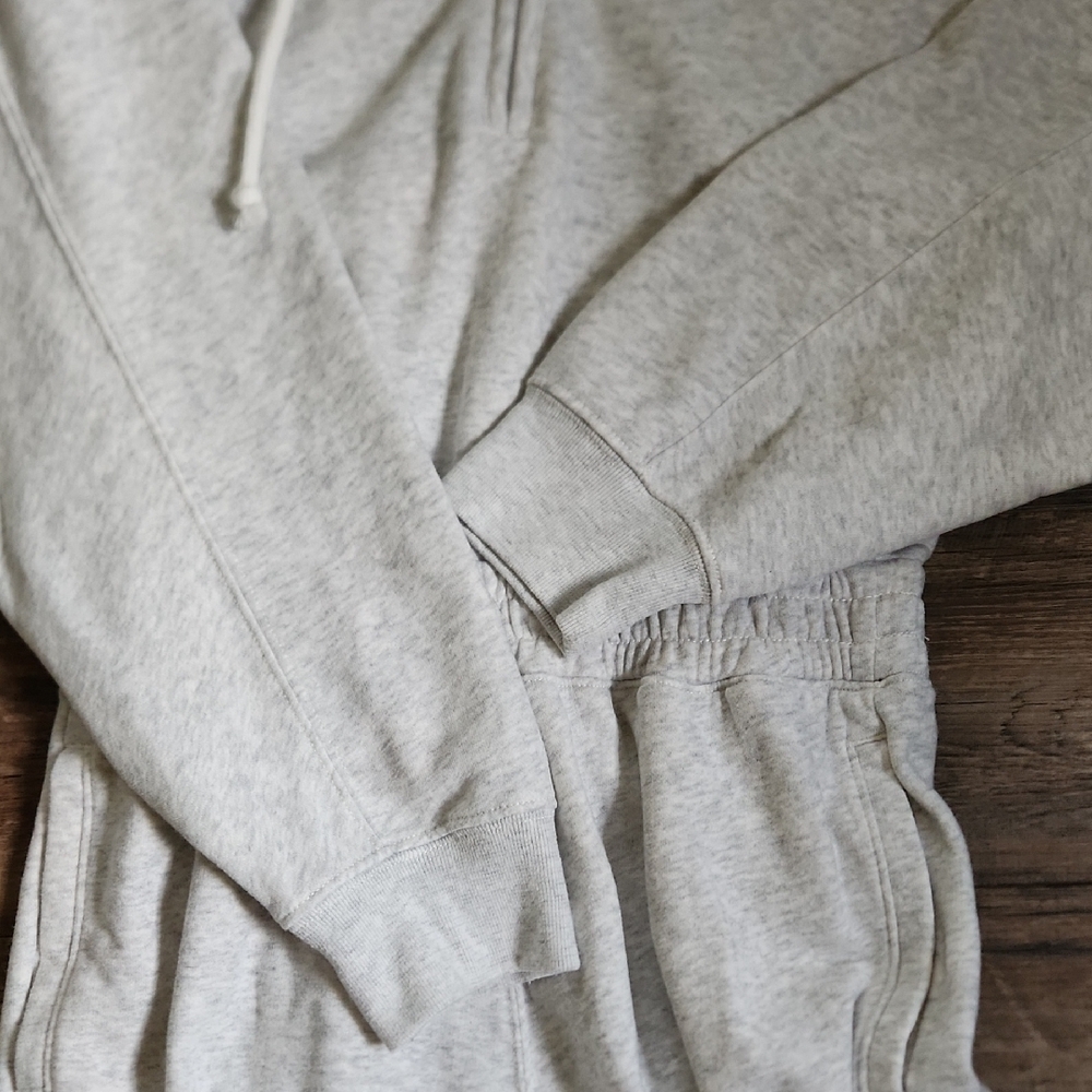 Abercrombie & Fitch Light Gray Jumpsuiz MEDIUM TALL - Picture 5 of 6